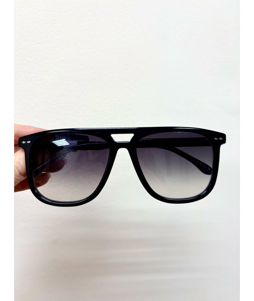 ISABEL MARANT Черные пластиковые солнцезащитные очки, фото 7