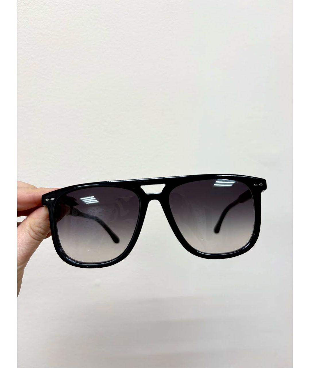 ISABEL MARANT Черные пластиковые солнцезащитные очки, фото 5