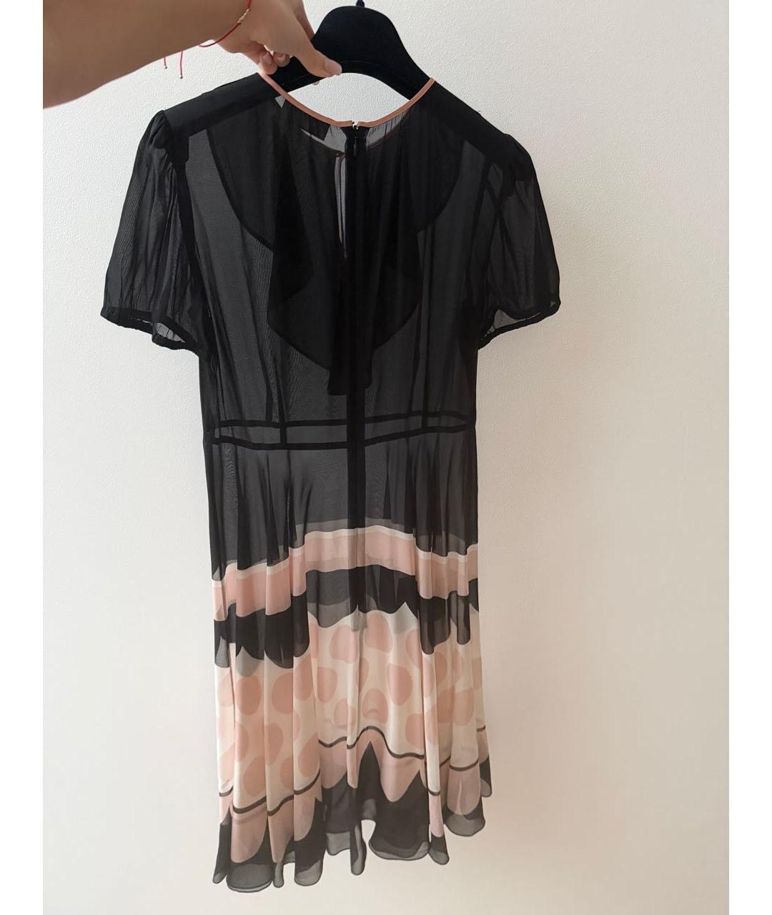 RED VALENTINO Коралловый шелковый сарафан, фото 2