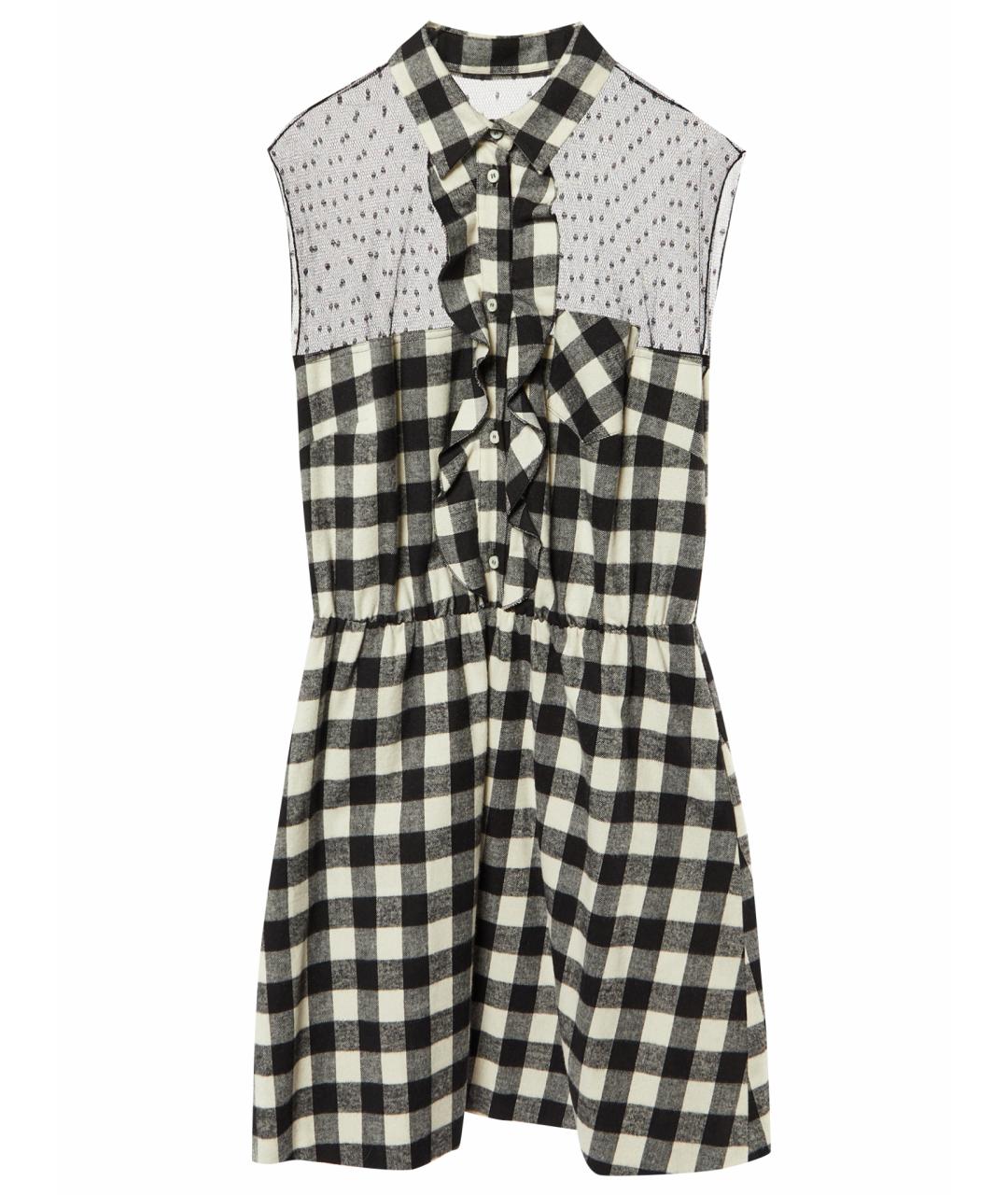 RED VALENTINO Черное шерстяное повседневное платье, фото 1