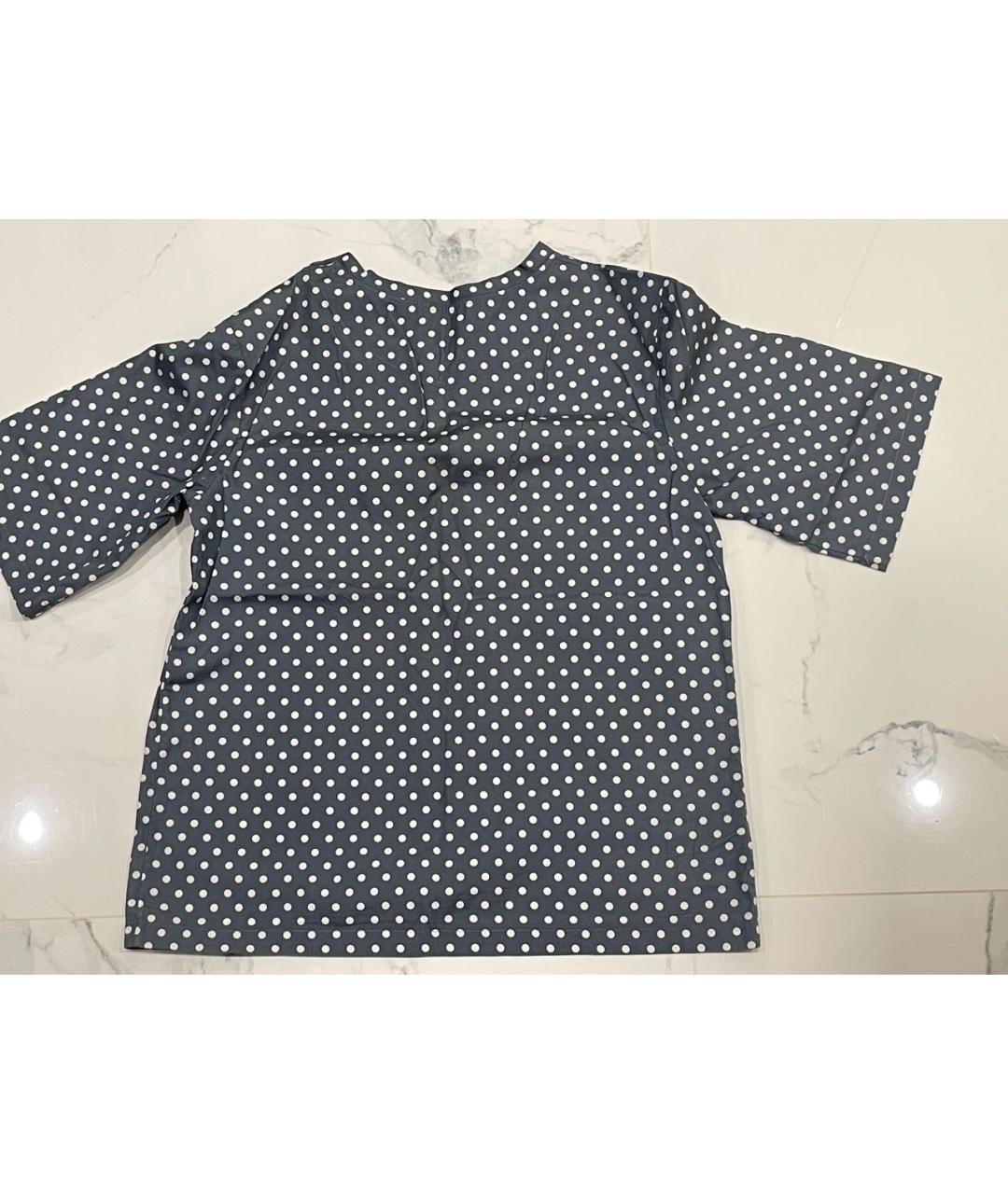 DOLCE&GABBANA Серая хлопковая блузы, фото 2