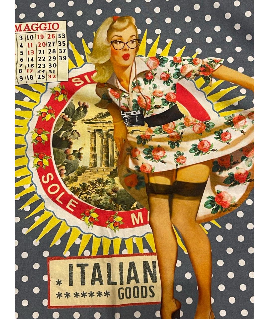 DOLCE&GABBANA Серая хлопковая блузы, фото 3