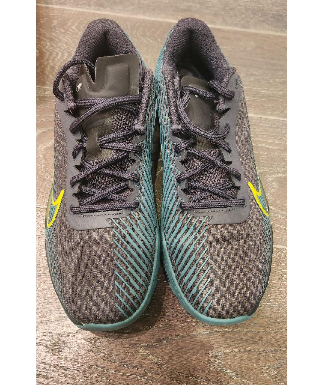 NIKE Темно-синие текстильные кроссовки, фото 3