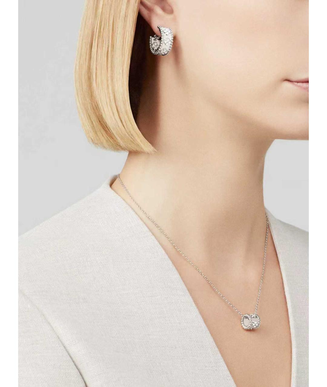 VAN CLEEF & ARPELS Серебряные серьги из белого золота, фото 4