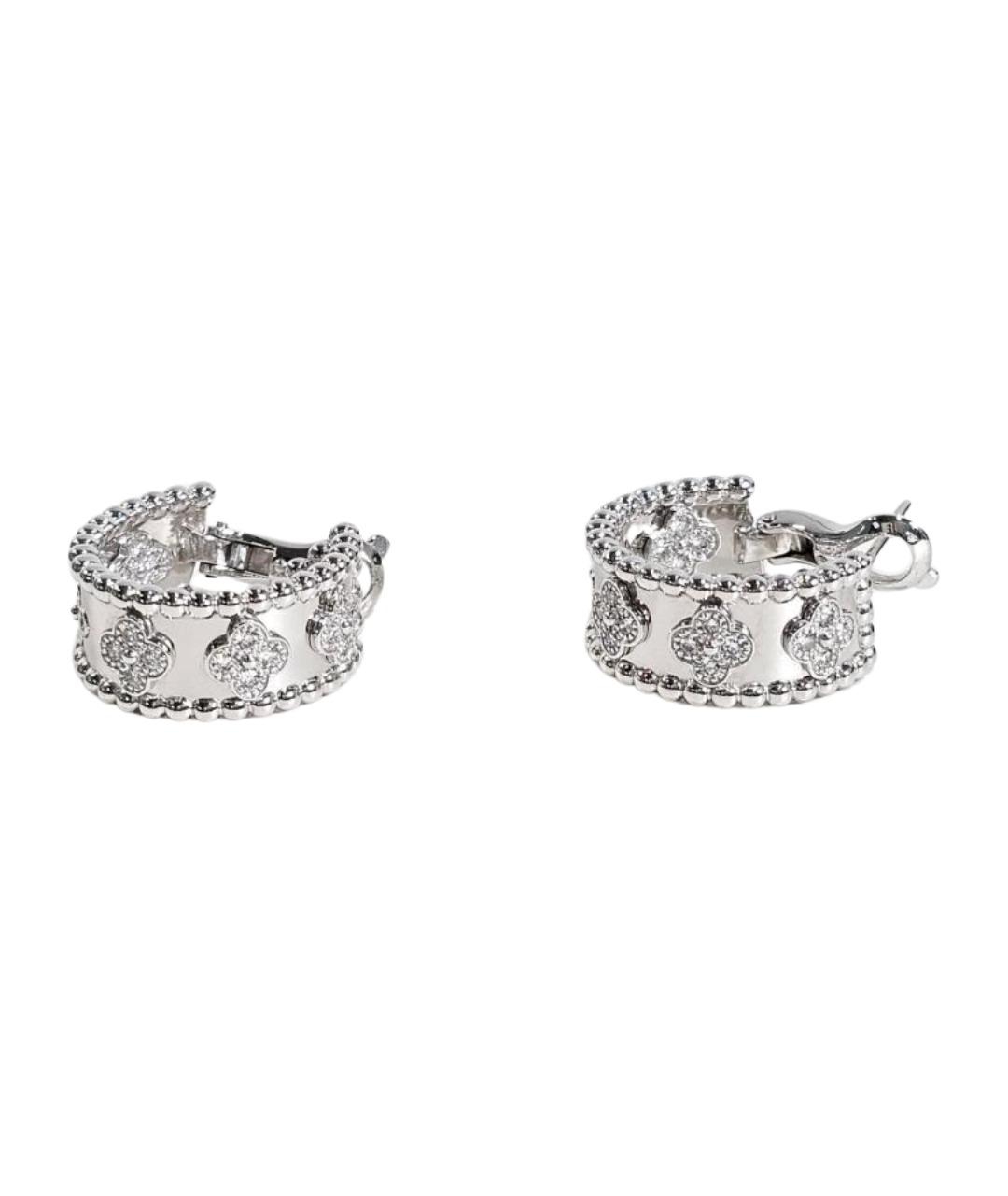 VAN CLEEF & ARPELS Серебряные серьги из белого золота, фото 1