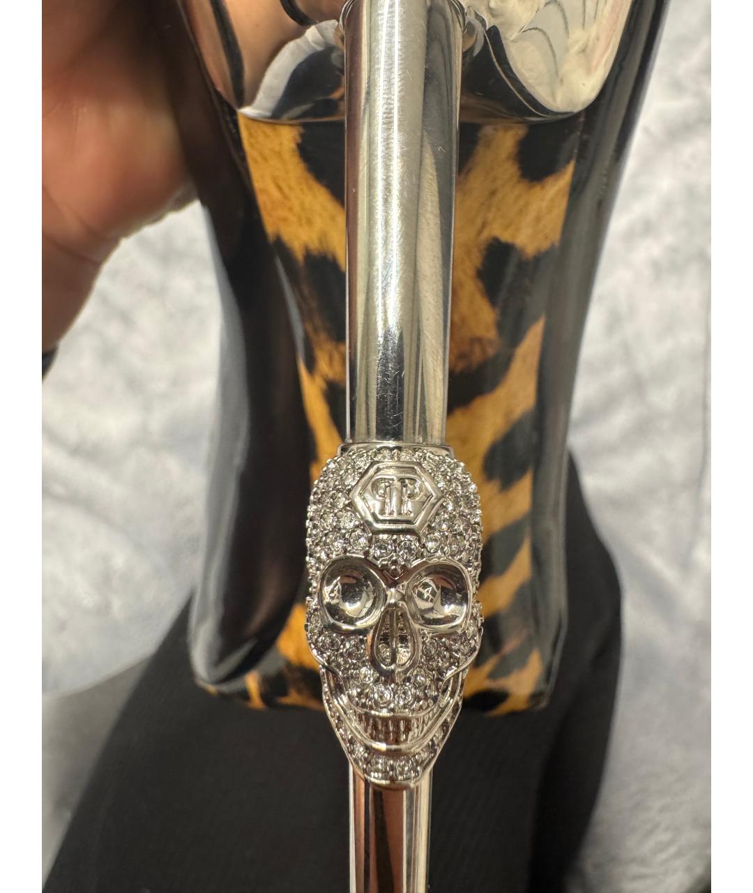 PHILIPP PLEIN Черные туфли из лакированной кожи, фото 7