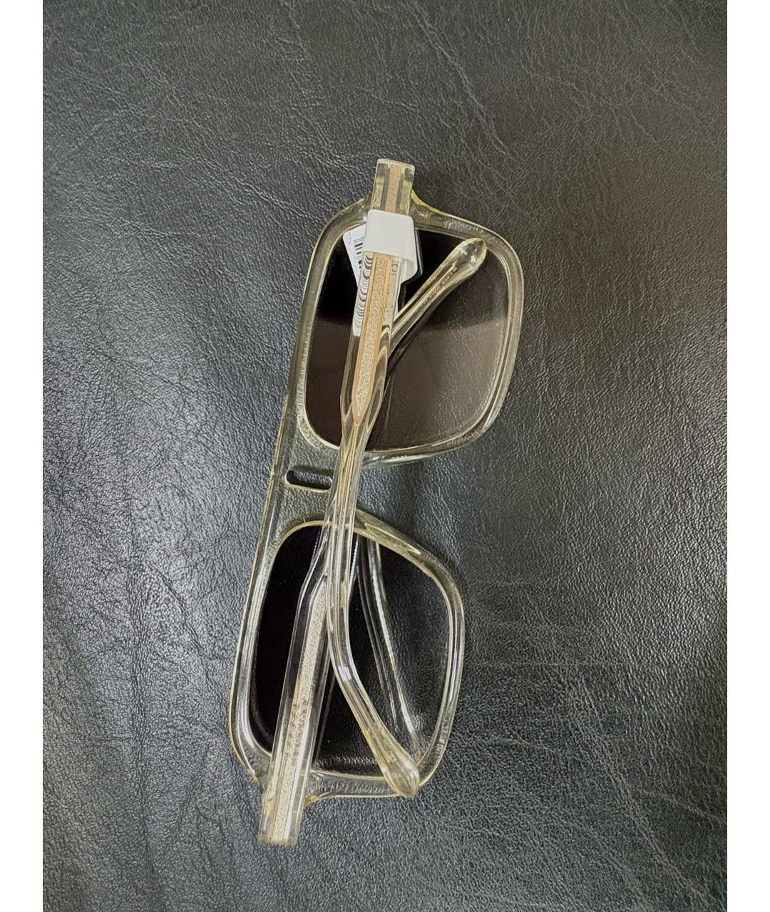 ISABEL MARANT Бежевые пластиковые солнцезащитные очки, фото 6