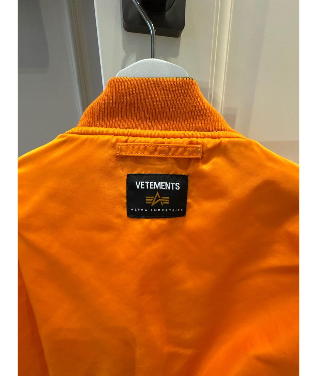 VETEMENTS Хаки полиэстеровая куртка, фото 4