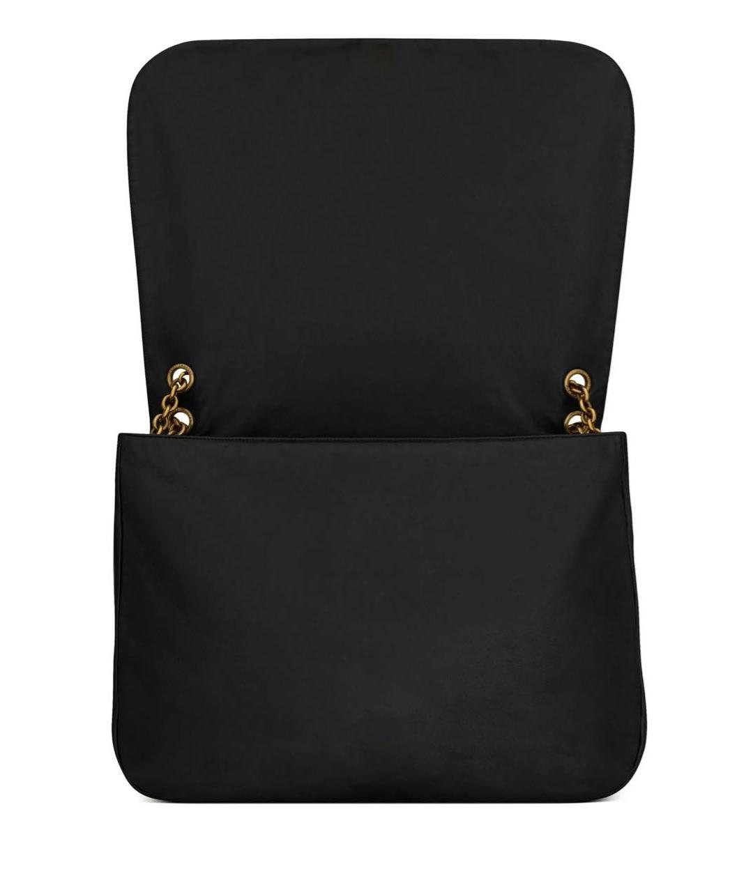 SAINT LAURENT Черная кожаная сумка через плечо, фото 5