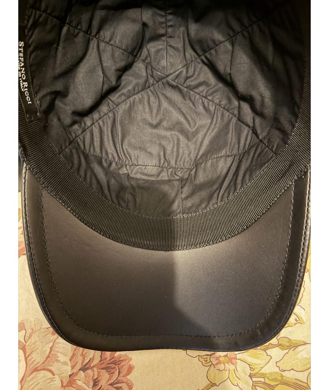 STEFANO RICCI Синяя хлопковая кепка/бейсболка, фото 6