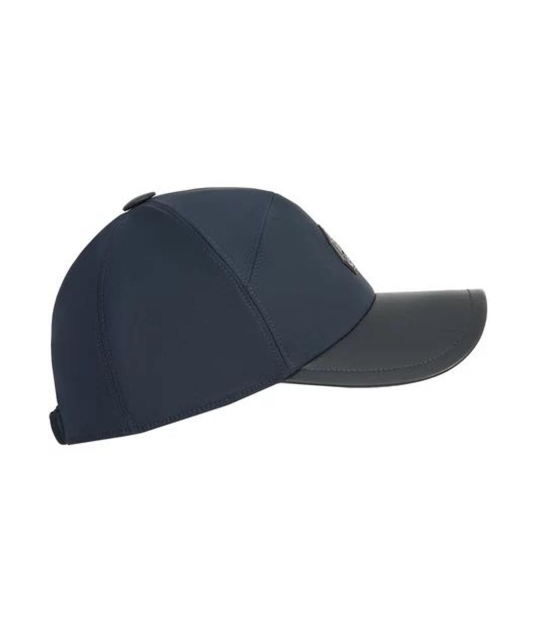 STEFANO RICCI Синяя хлопковая кепка/бейсболка, фото 2