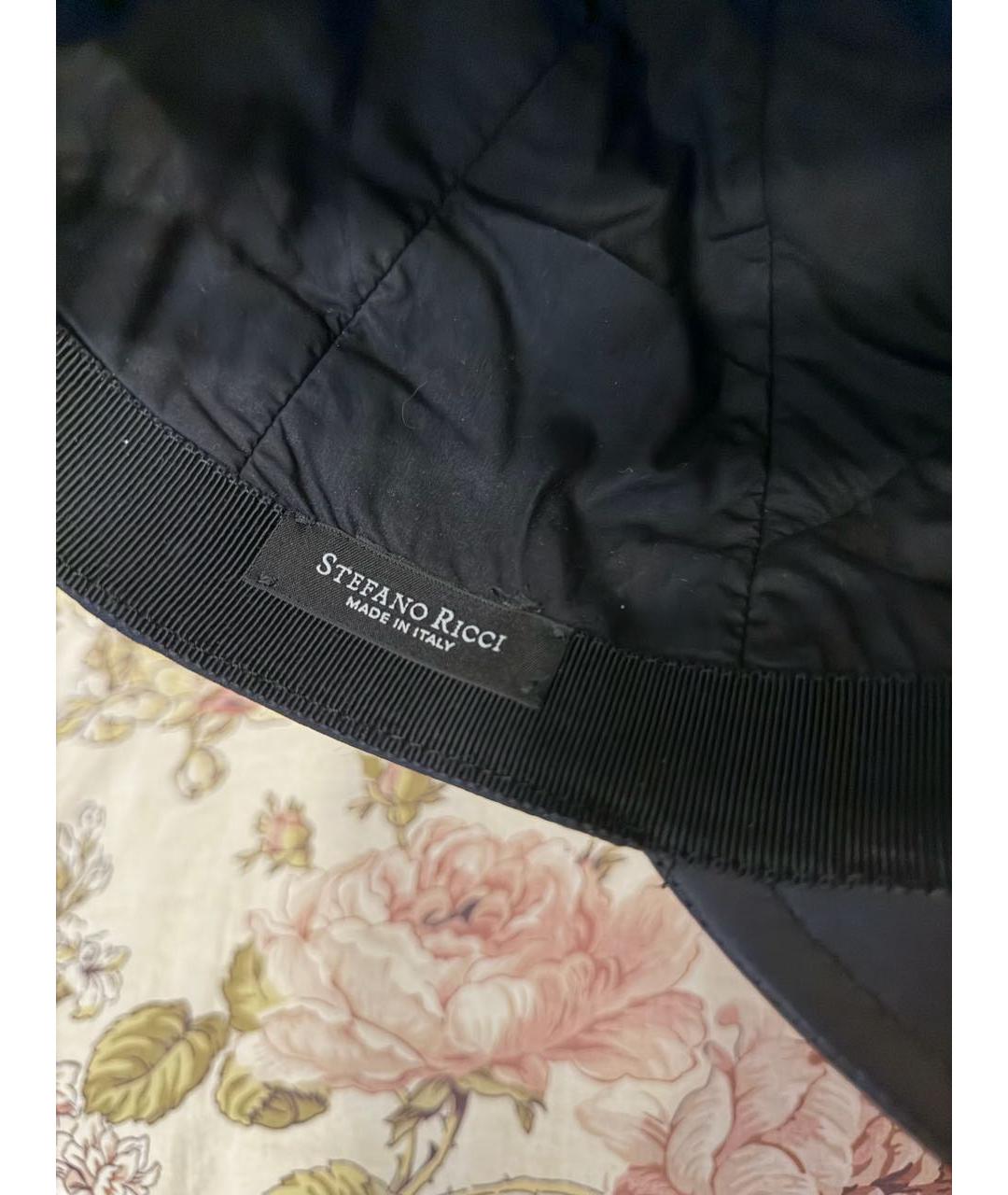 STEFANO RICCI Синяя хлопковая кепка/бейсболка, фото 5