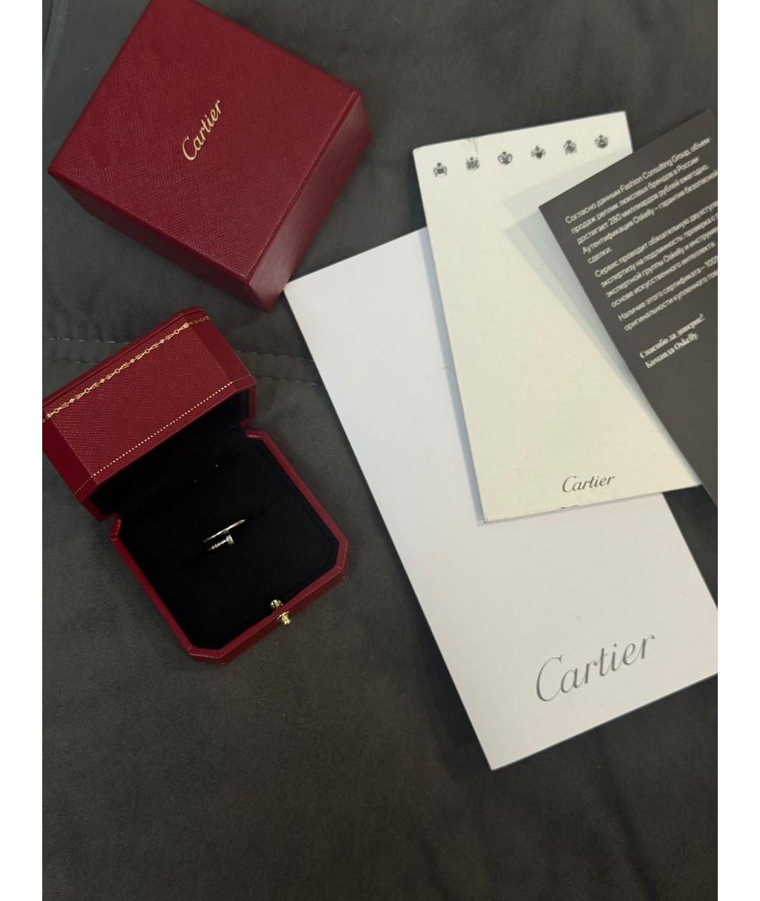 CARTIER Серебряное кольцо из белого золота, фото 3