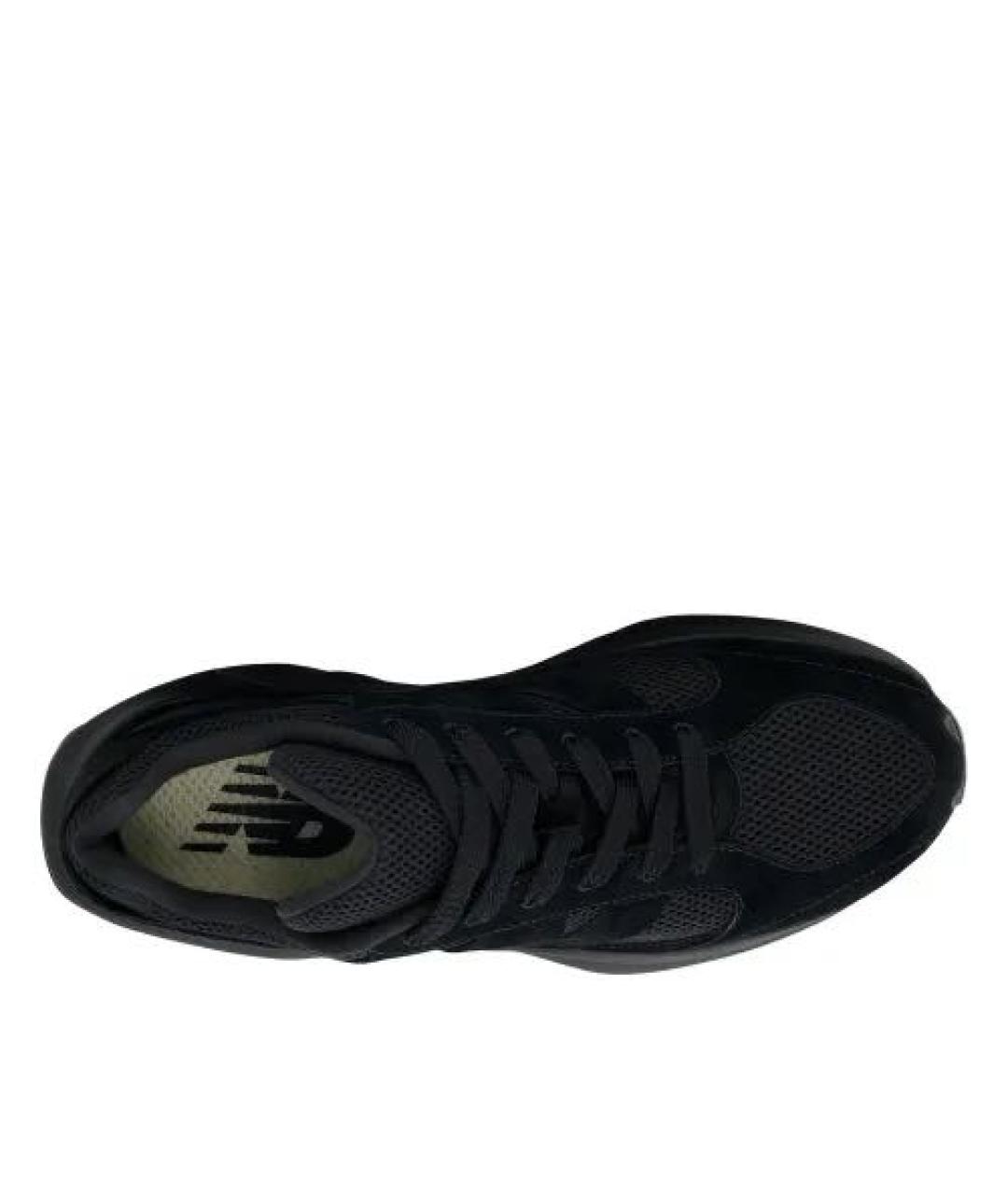 NEW BALANCE Черные текстильные низкие кроссовки / кеды, фото 3