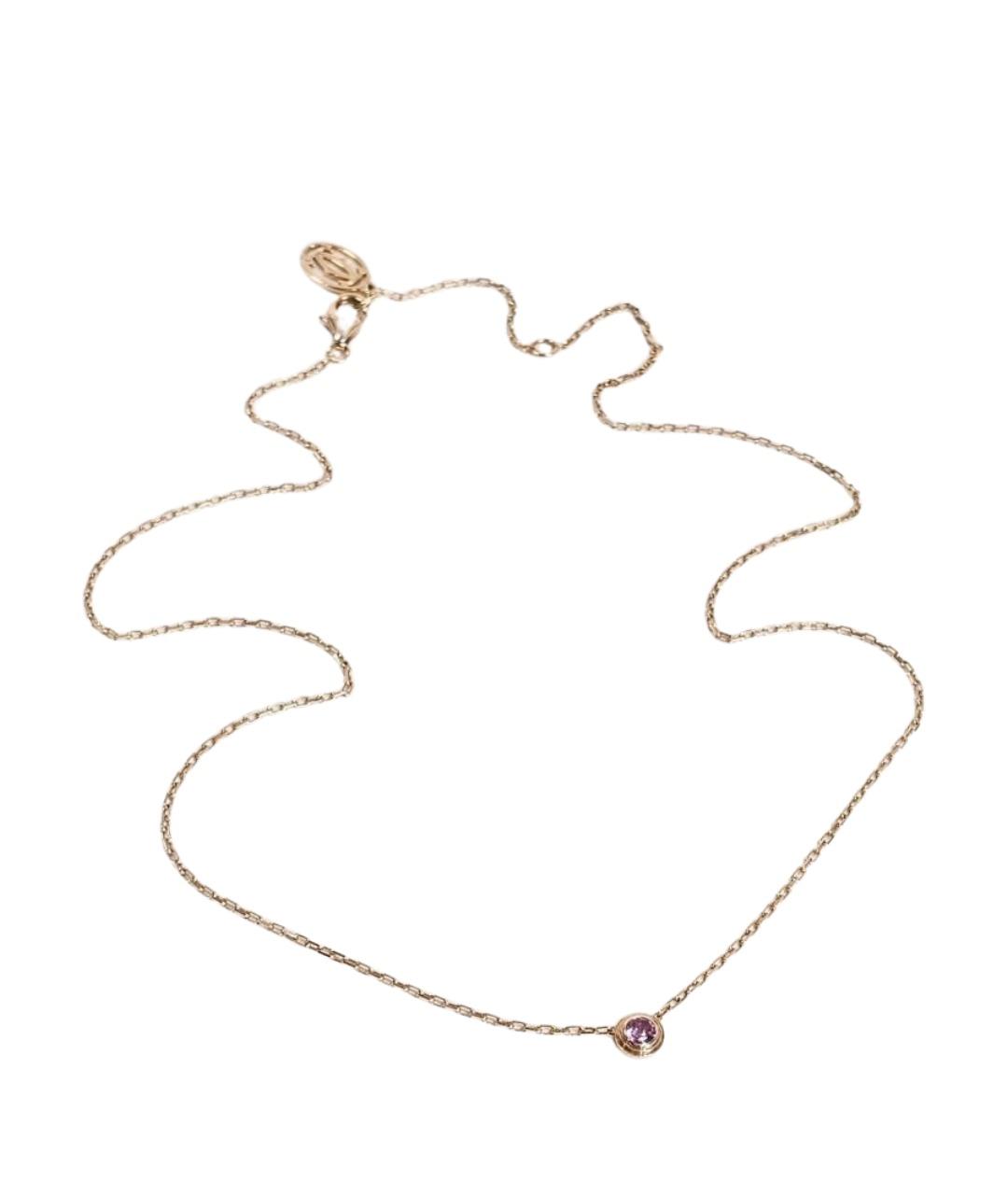 CARTIER Золотое колье из розового золота, фото 1