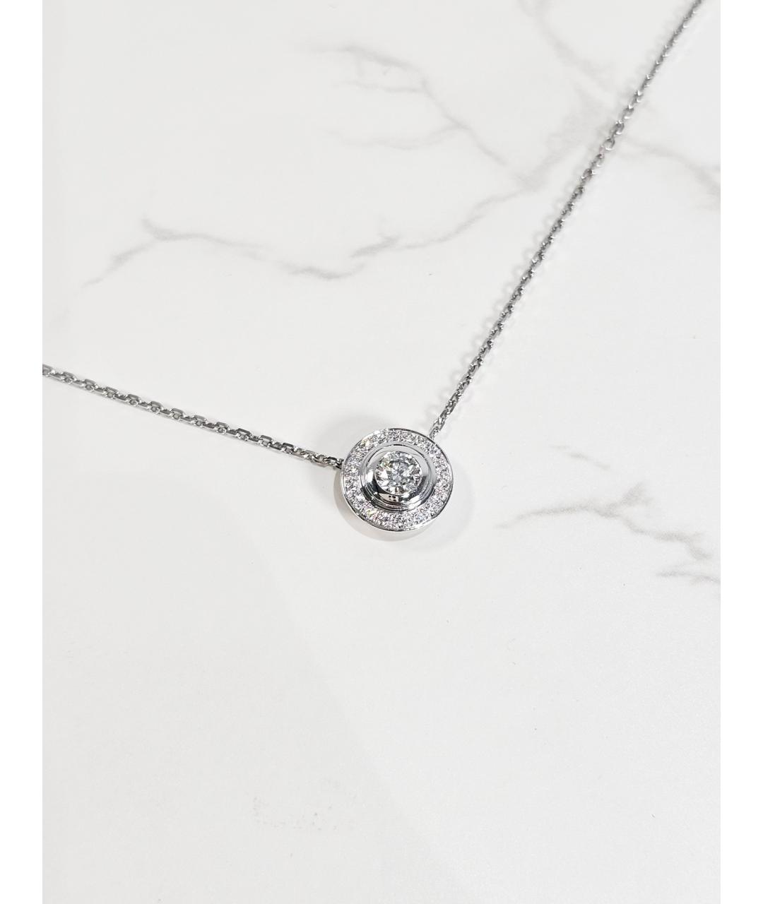 CARTIER Серебряное колье из белого золота, фото 2