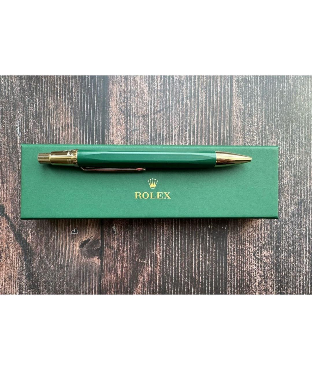 ROLEX Зеленая шариковая ручка, фото 5
