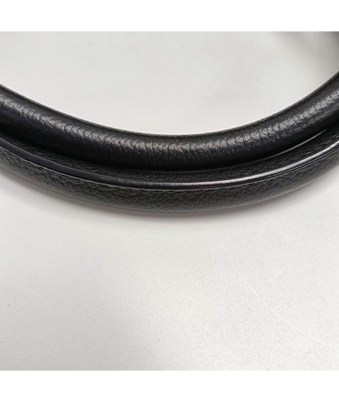 CHANEL Черная кожаная сумка с короткими ручками, фото 4