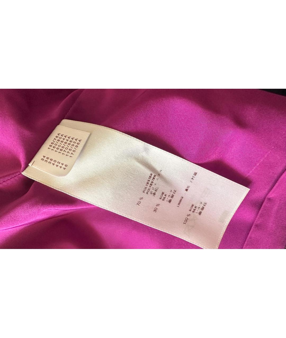 LOUIS VUITTON Розовое полиэстеровое платье, фото 5