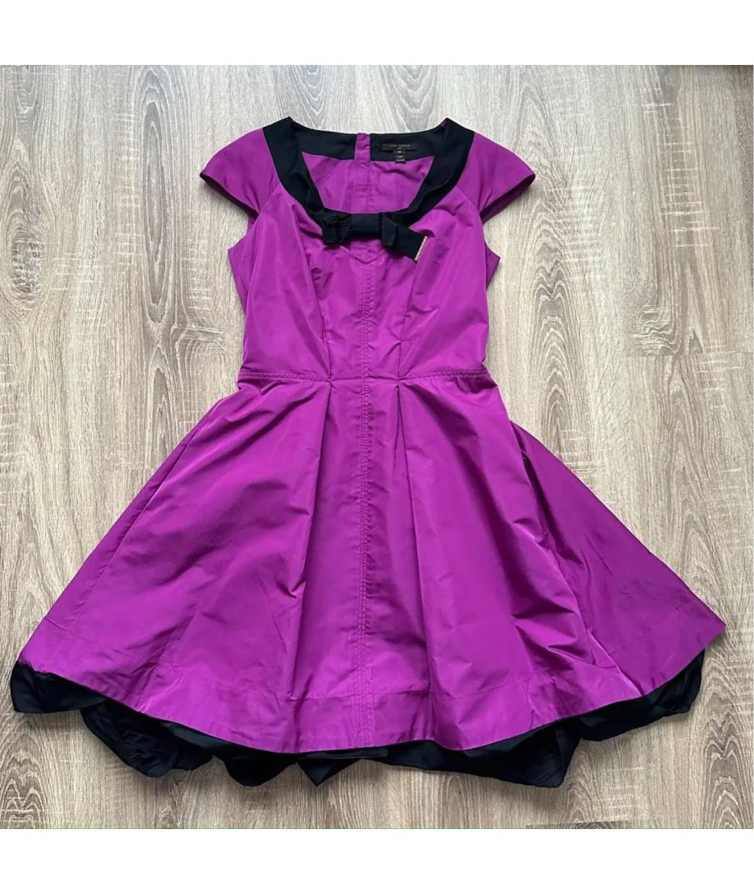 LOUIS VUITTON Розовое полиэстеровое платье, фото 7