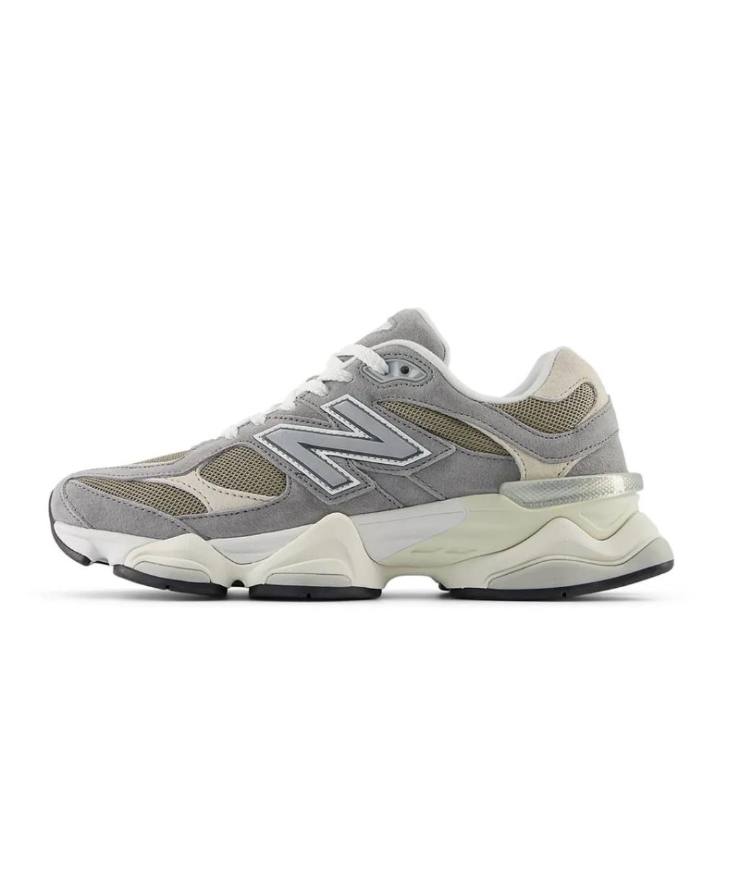 NEW BALANCE Серые замшевые низкие кроссовки / кеды, фото 7