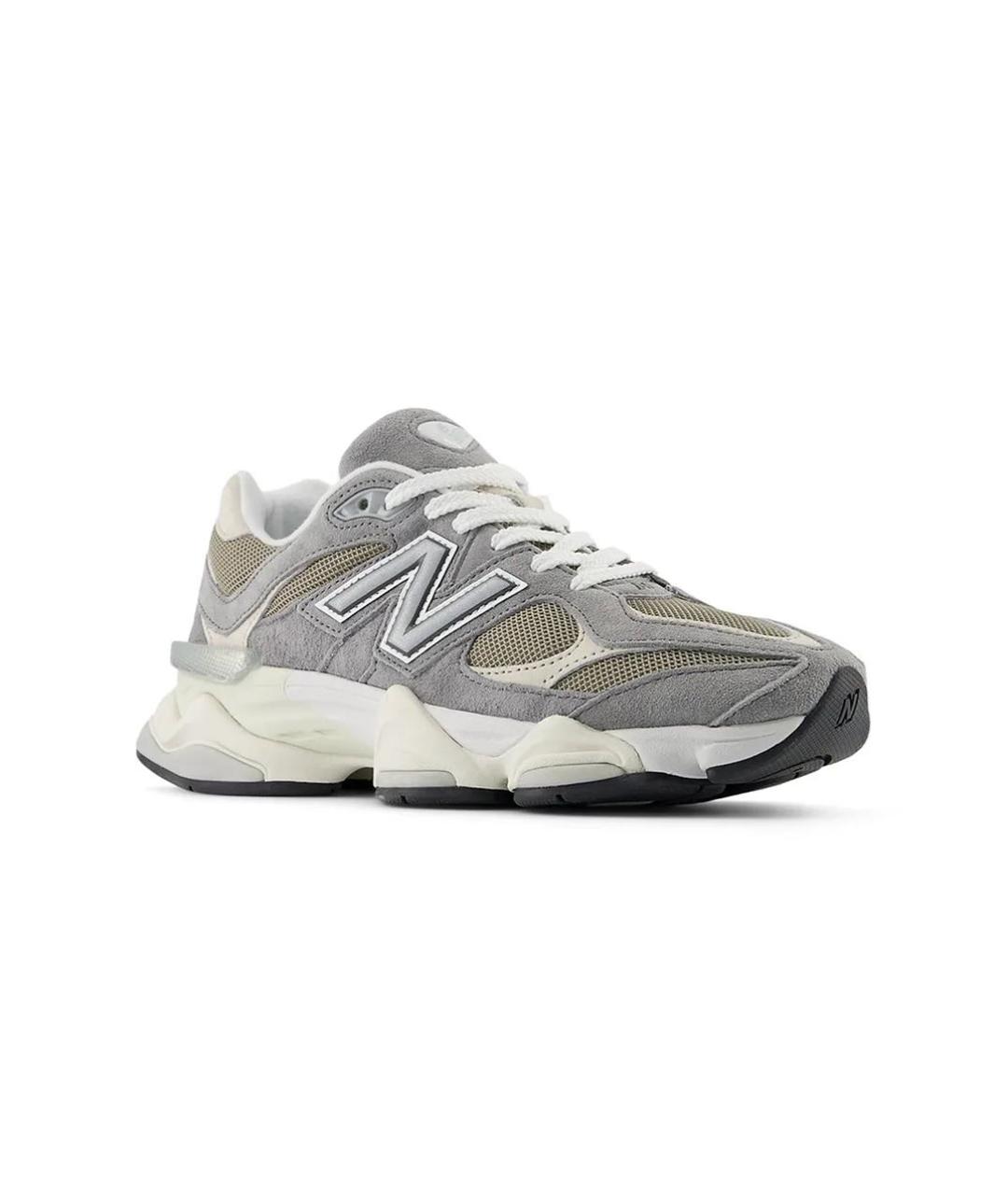 NEW BALANCE Серые замшевые низкие кроссовки / кеды, фото 6