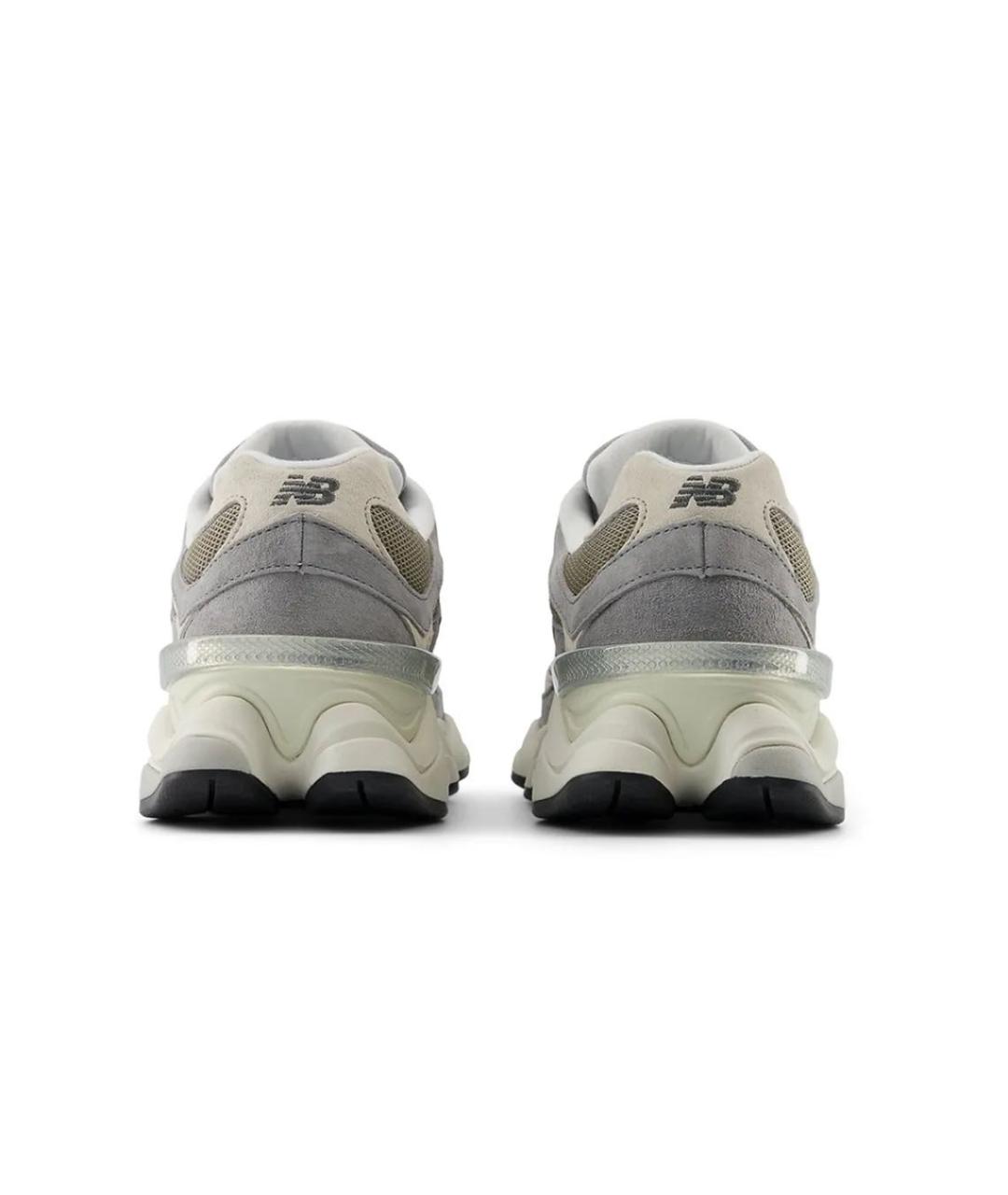 NEW BALANCE Серые замшевые низкие кроссовки / кеды, фото 3