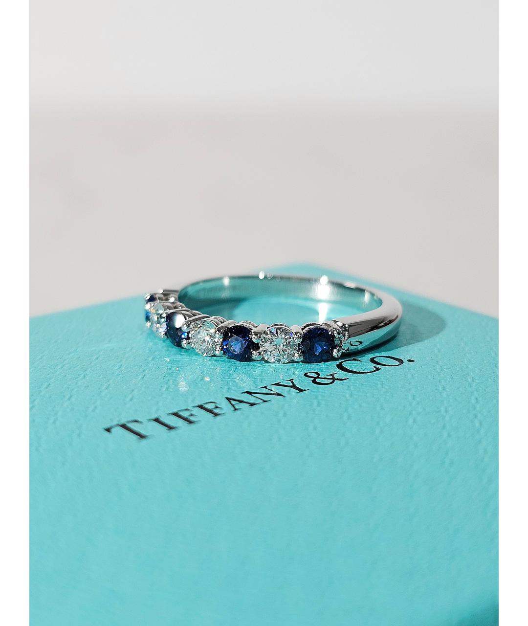 TIFFANY&CO Серебряное платиновое кольцо, фото 3