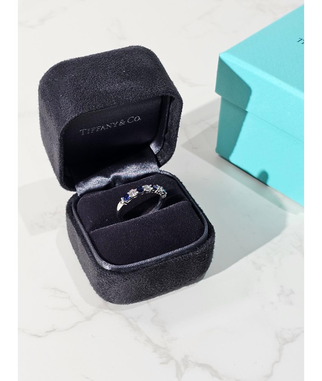 TIFFANY&CO Серебряное платиновое кольцо, фото 2