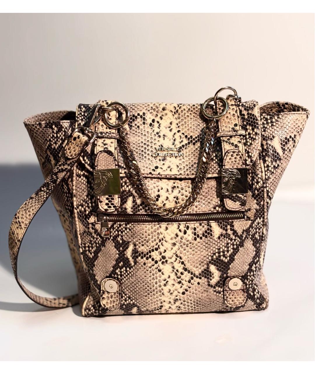 VERSACE COLLECTION Мульти кожаная сумка через плечо, фото 8