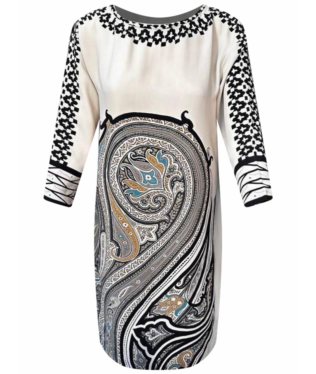 ETRO Мульти шелковое повседневное платье, фото 1