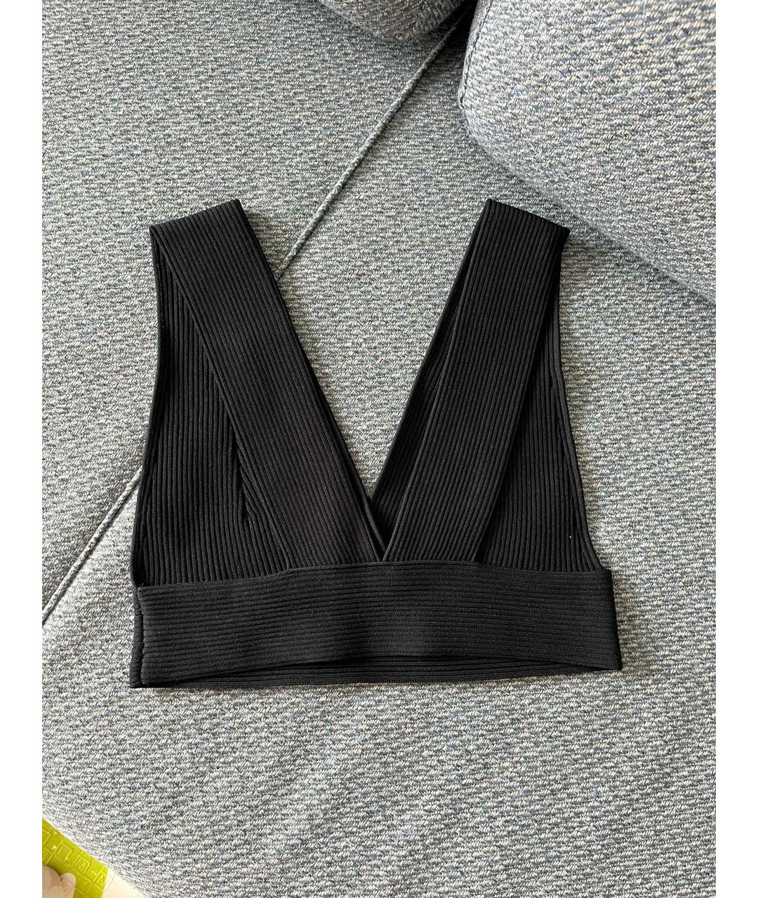 PROENZA SCHOULER Черная вискозная майка, фото 2