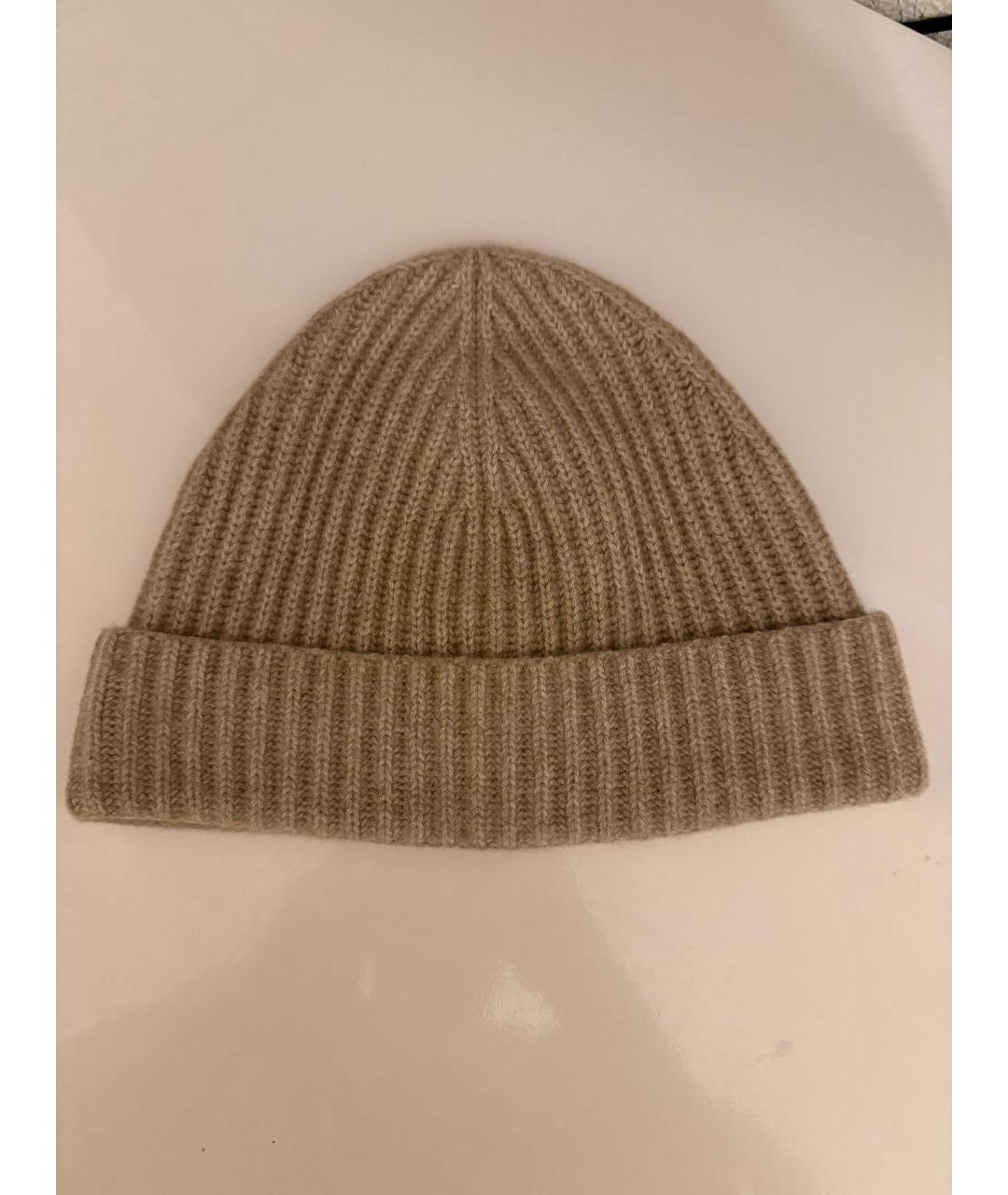 12 STOREEZ Бежевая кашемировая шапка, фото 2