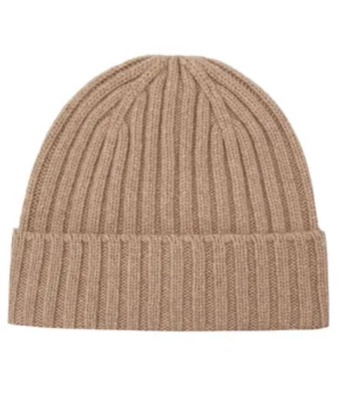 12 STOREEZ Бежевая кашемировая шапка, фото 6