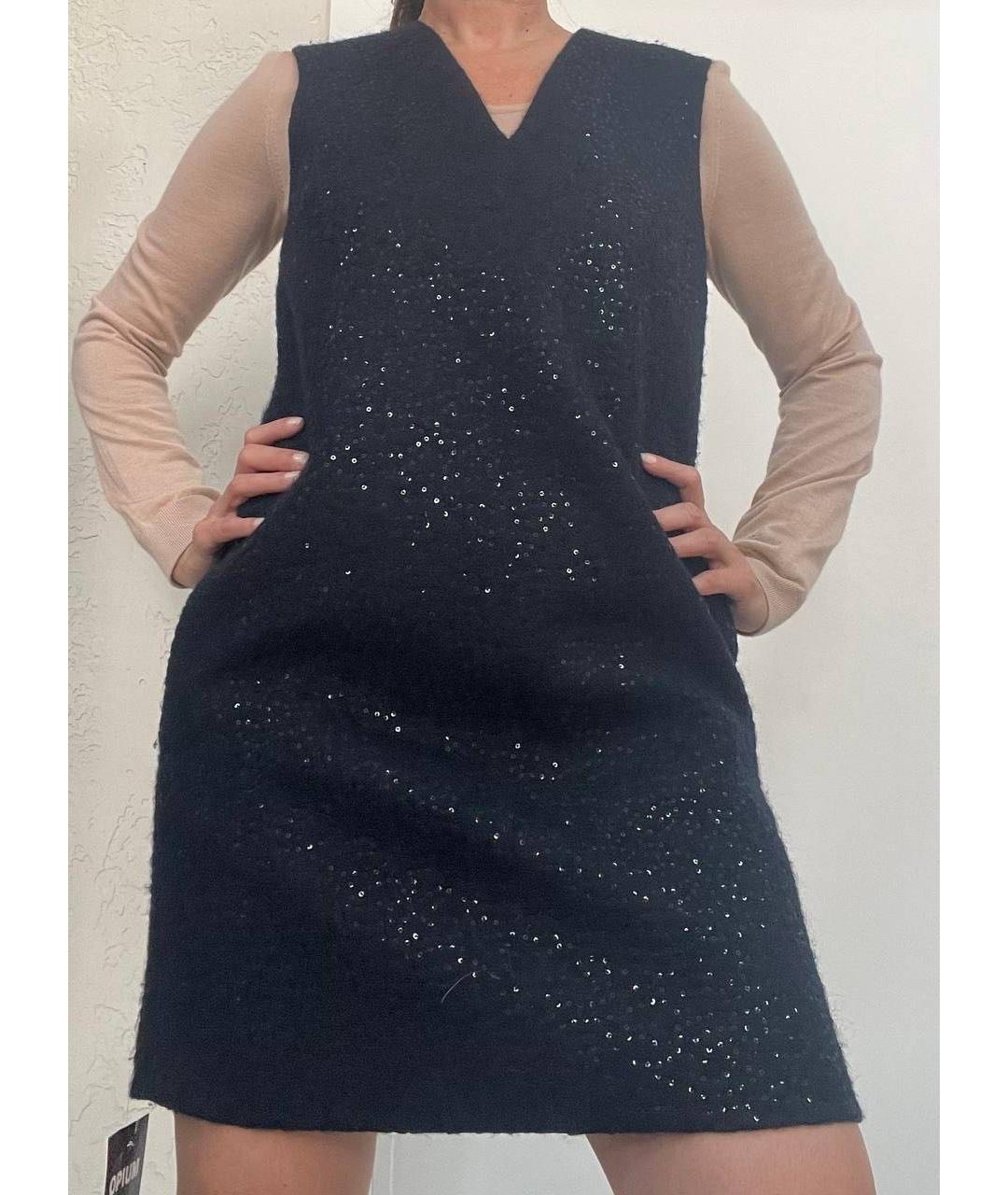 COS Синий шерстяной сарафан, фото 5