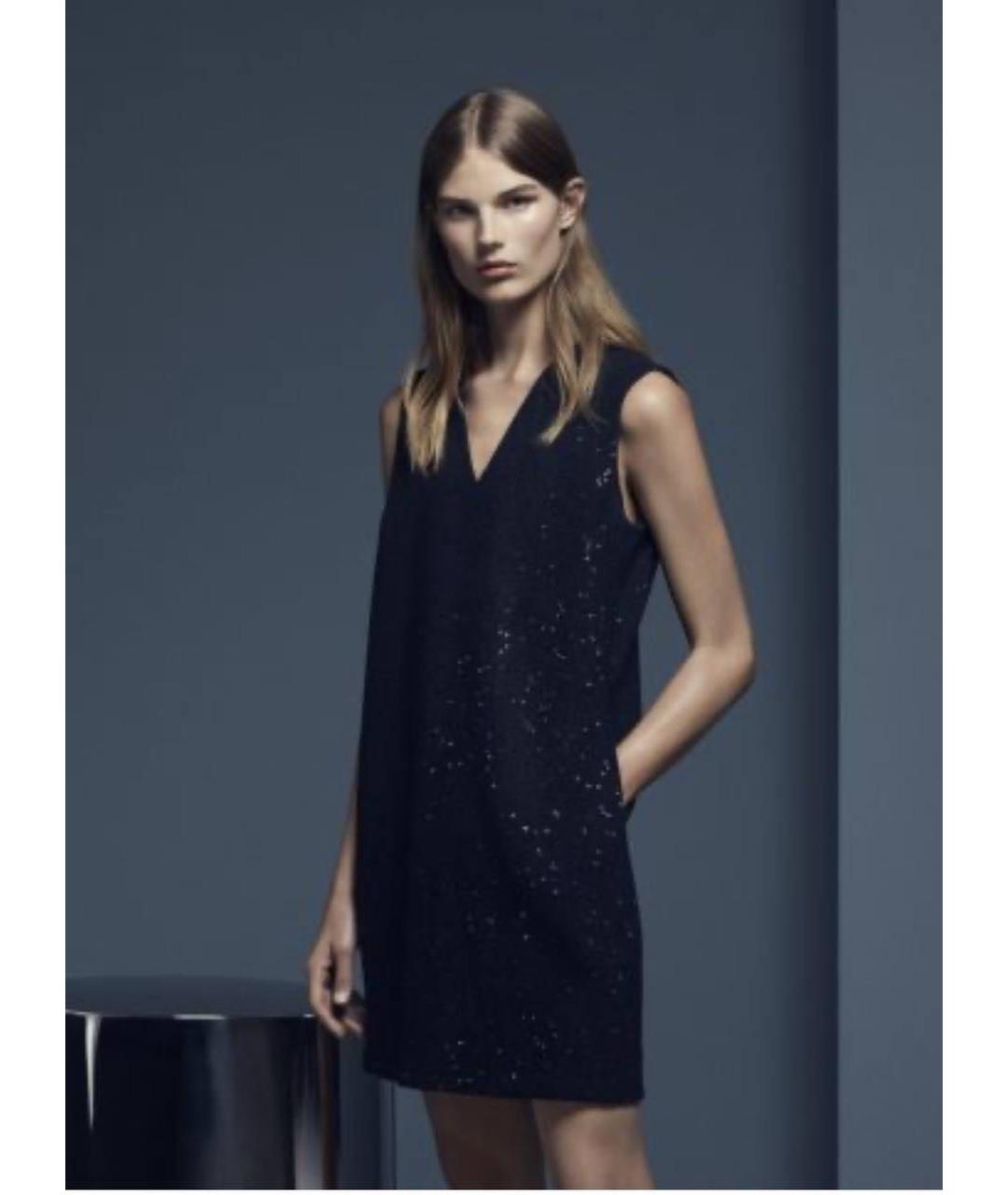 COS Синий шерстяной сарафан, фото 8