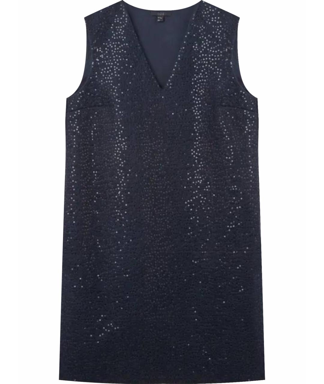 COS Синий шерстяной сарафан, фото 1