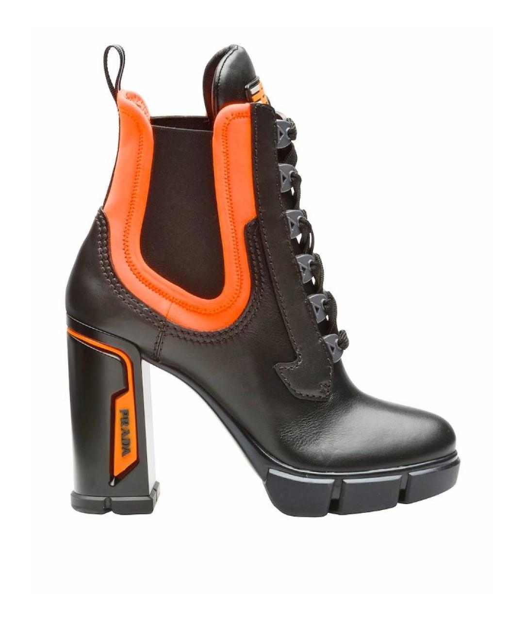 PRADA Мульти кожаные ботильоны, фото 1