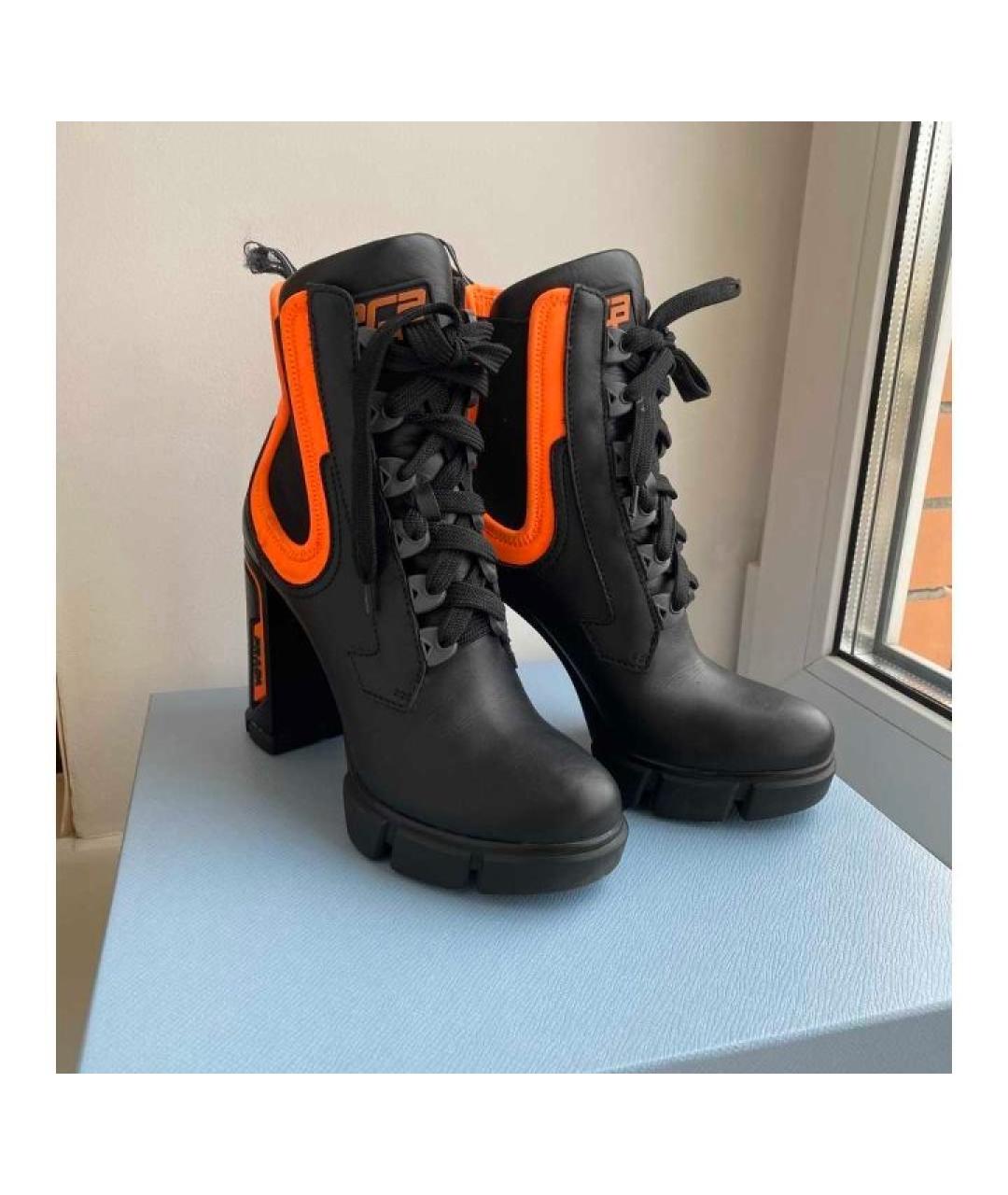 PRADA Мульти кожаные ботильоны, фото 2