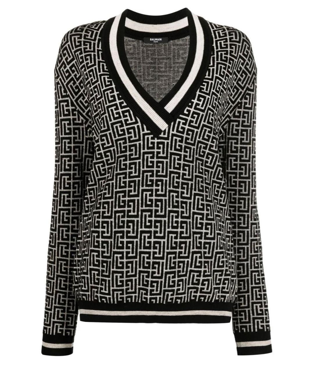 BALMAIN Мульти шерстяной джемпер / свитер, фото 1