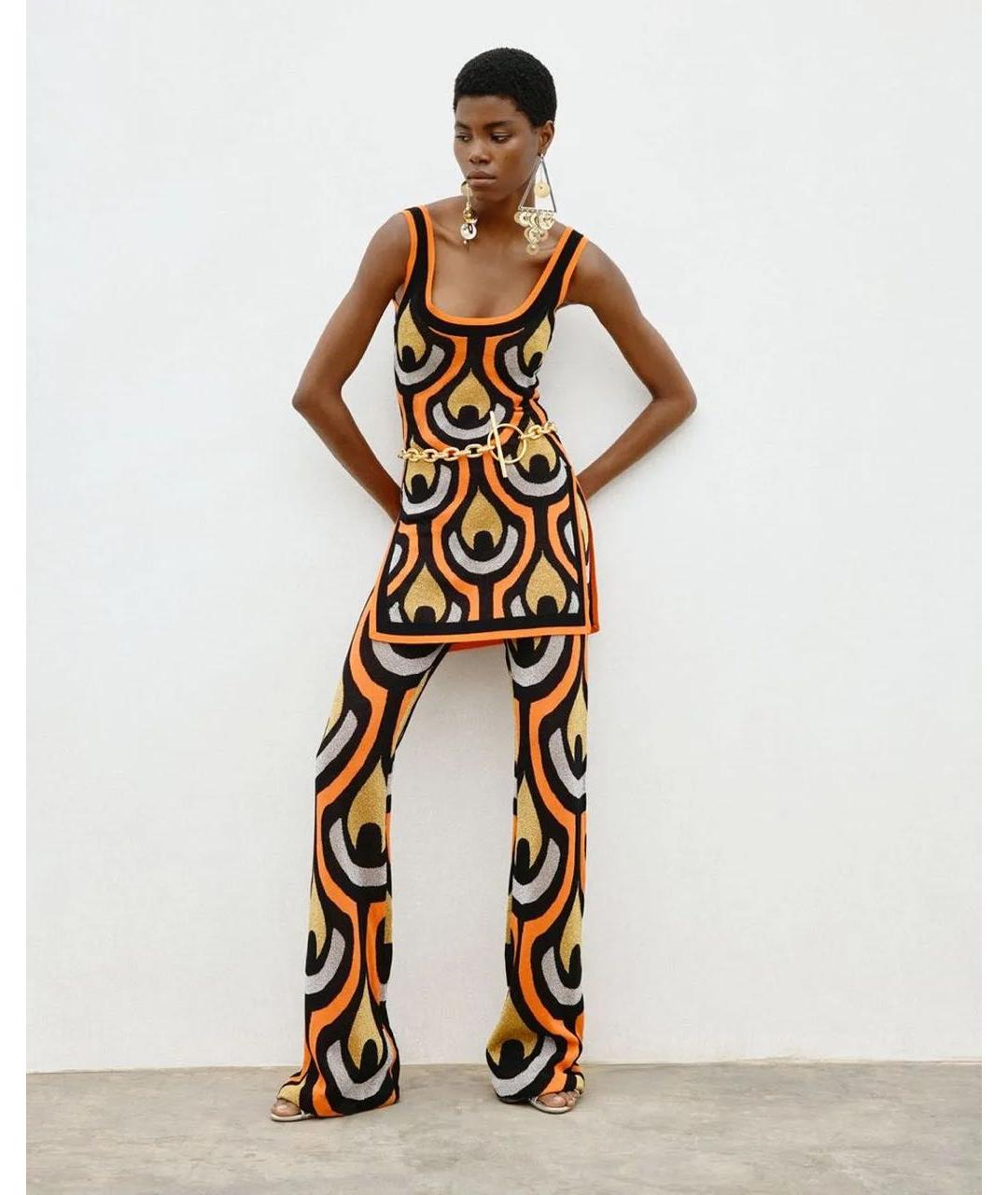 PACO RABANNE Мульти вискозный костюм с брюками, фото 7