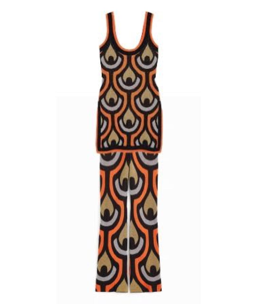 PACO RABANNE Мульти вискозный костюм с брюками, фото 1