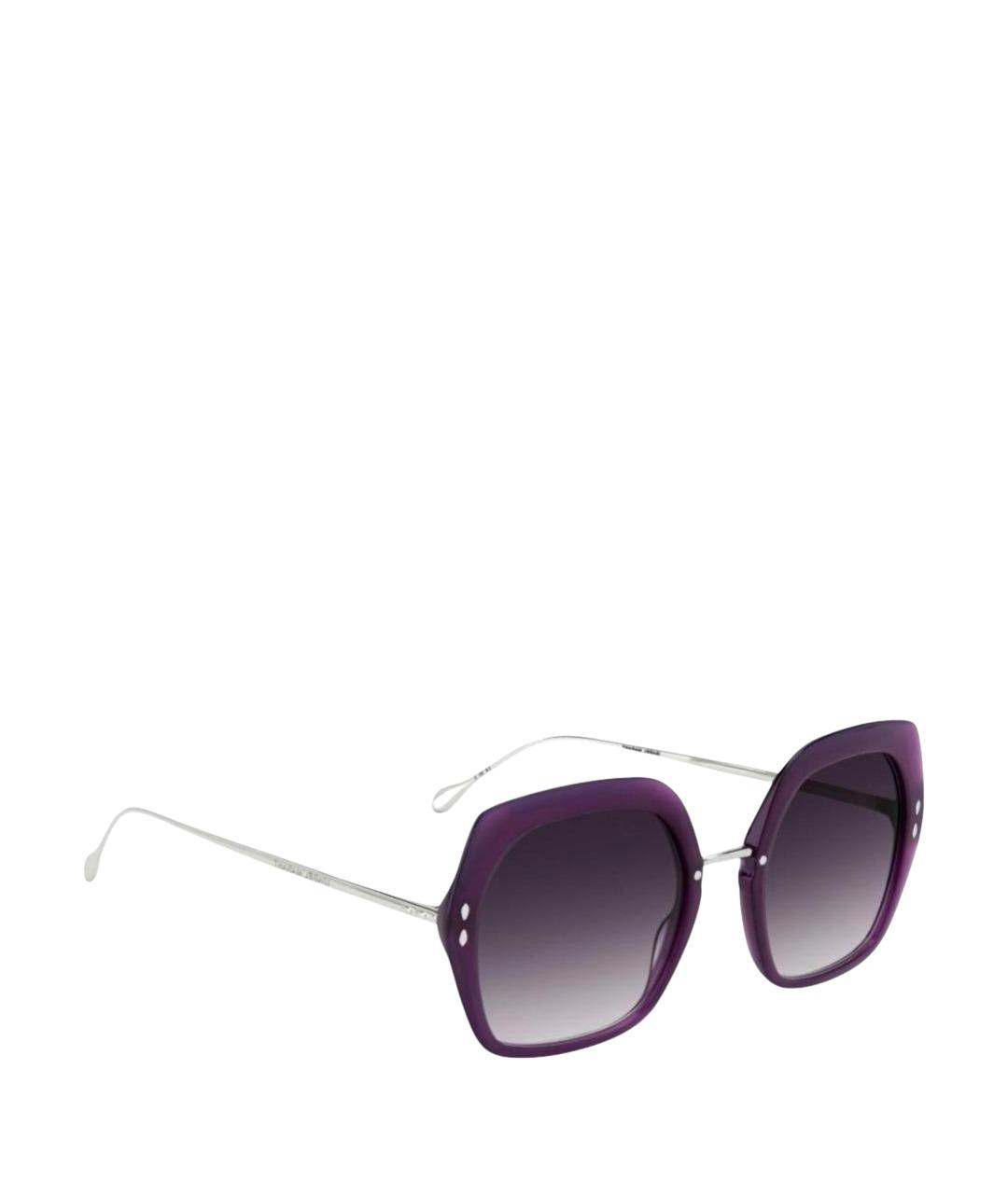 ISABEL MARANT Фиолетовые пластиковые солнцезащитные очки, фото 1
