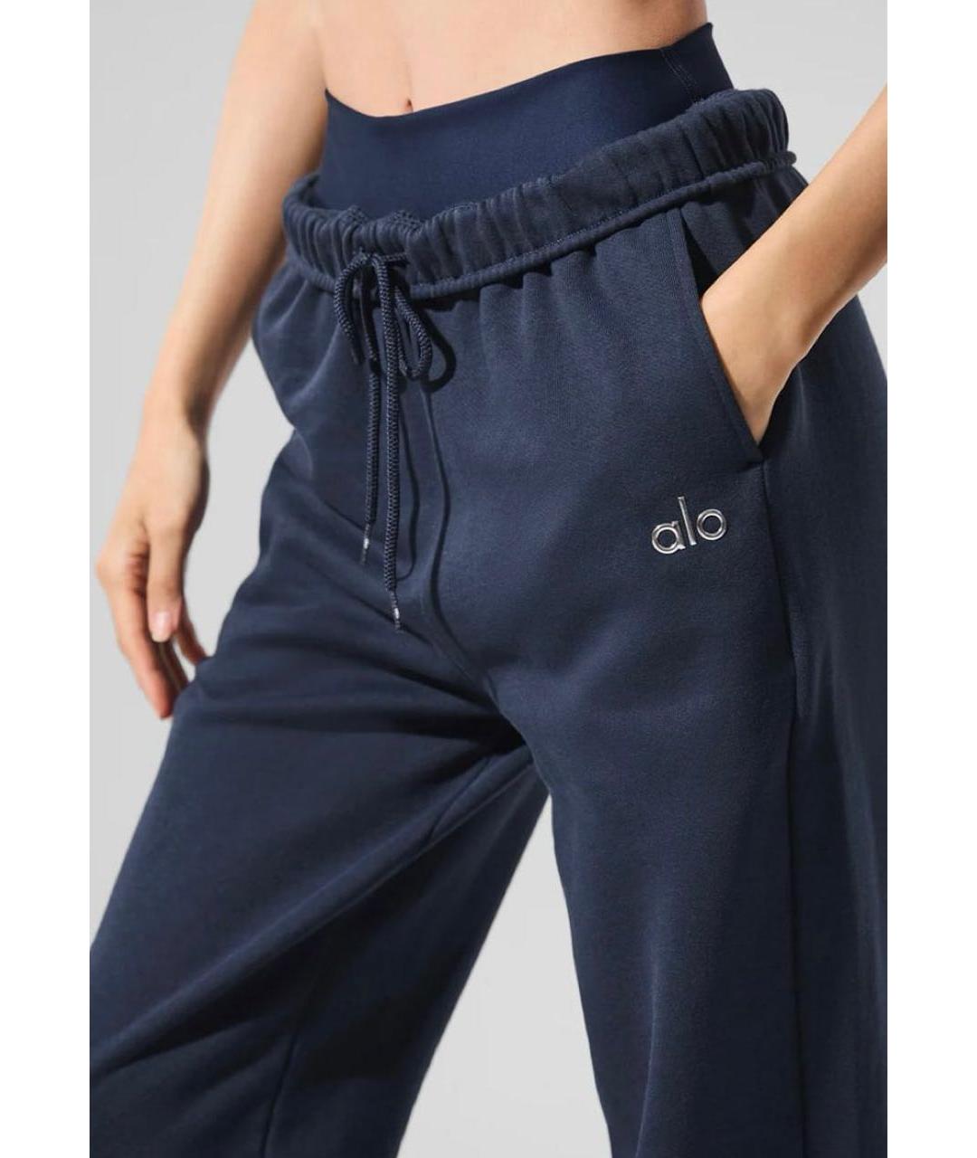 ALO YOGA Темно-синие спортивные брюки и шорты, фото 3