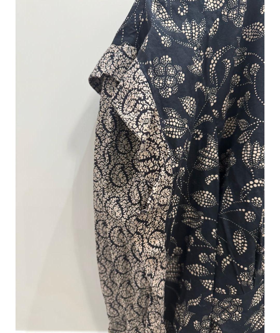 ISABEL MARANT ETOILE Черное хлопковое повседневное платье, фото 6