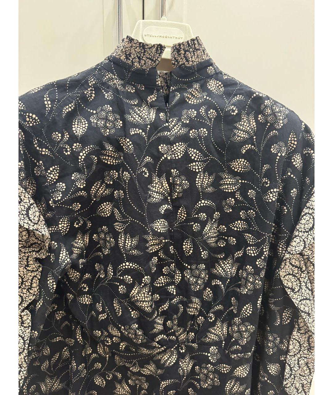 ISABEL MARANT ETOILE Черное хлопковое повседневное платье, фото 3