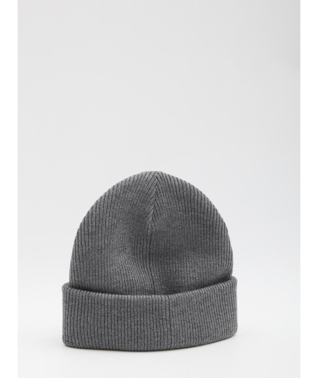 GUCCI Серая шерстяная шапка, фото 2
