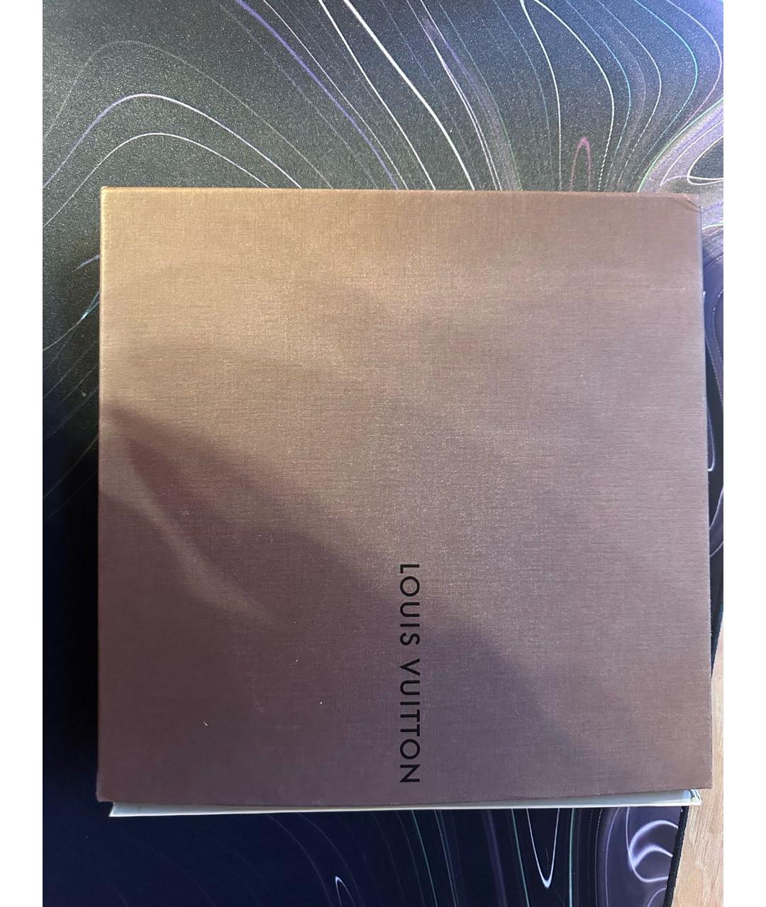 LOUIS VUITTON Розовый шерстяной платок, фото 4