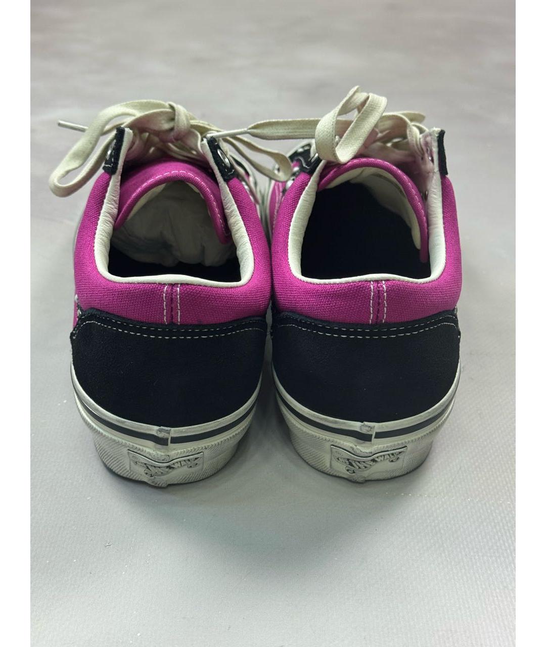 VANS Фуксия текстильные низкие кроссовки / кеды, фото 4