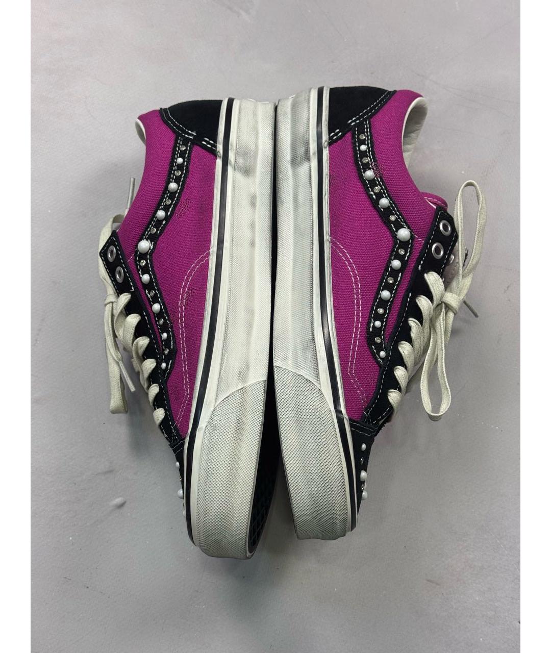 VANS Фуксия текстильные низкие кроссовки / кеды, фото 6